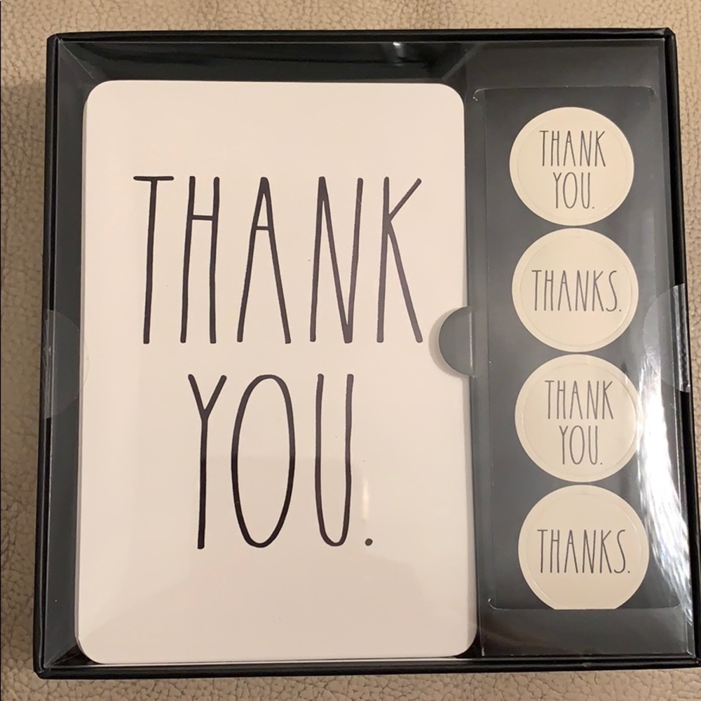 Rae Dunn Note Card Set